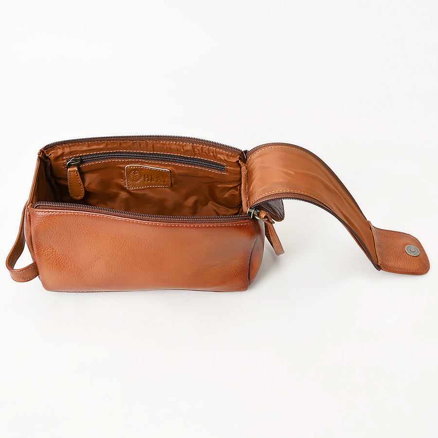 OHLAY Toiletry Genuine Leather women bag western OHM119C