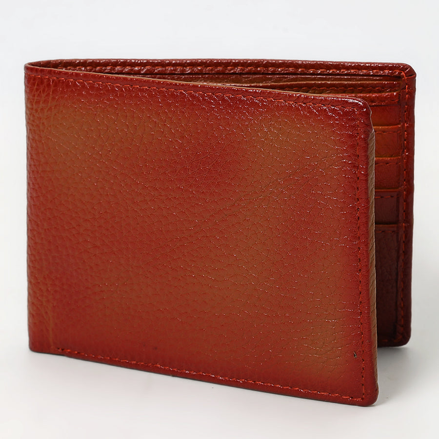 OHLAY Rodeo Genuine Leather Western Bifold Wallet For Men Mahogany - Uhorse