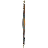 Bar H Equine American Leather Horse Saddle Tack One Ear Headstall Breast Collar Browband Wither Strap Turquoise Symmetry