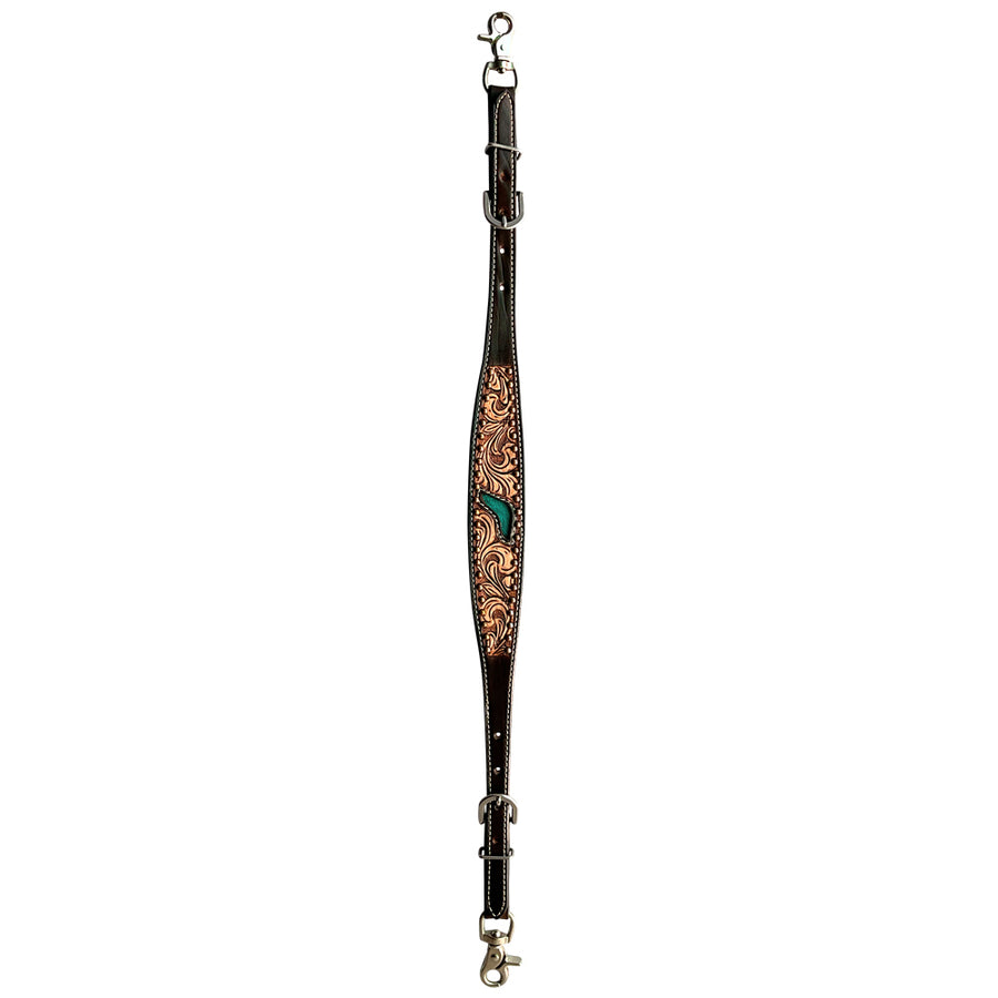 Bar H Equine American Leather Horse Saddle Tack One Ear Headstall  Breast Collar Browband Wither Strap Set