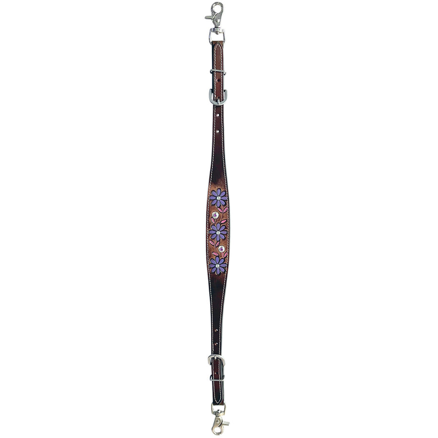Bar H Equine American Leather Horse Saddle Tack One Ear Headstall Breast Collar Browband Wither Strap Set