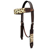 Bar H Equine Premium Hand Tooled Leather Stainless Steel Hardware Breast Collar Brown