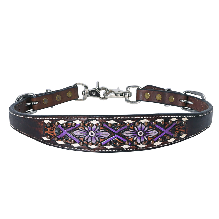 Bar H Equine American Leather Horse Saddle Tack One Ear Headstall Breast Collar Browband Wither Strap Set