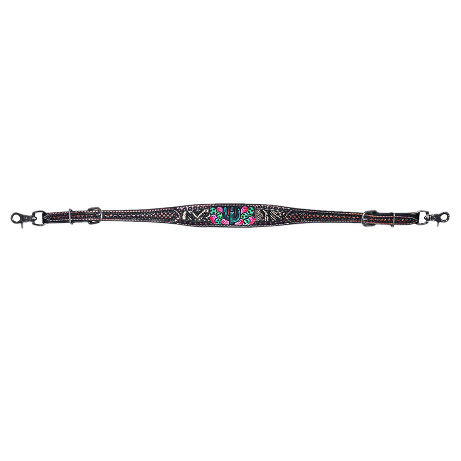 Bar H Equine American Leather Horse Saddle Tack One Ear Headstall Breast Collar Browband Wither Strap Set