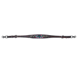 Bar H Equine American Leather Horse Saddle Tack One Ear Headstall | Breast Collar | Browband Headstall | Wither Strap | Tack Set for Horses BER170