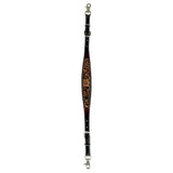 Bar H Equine Genuine Western American Leather Horse Premium Headstall & Breast Collar Set