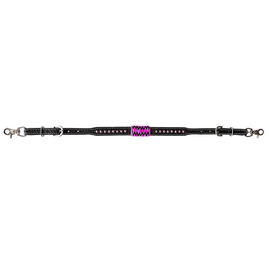 Bar H Equine Genuine Western American Leather Horse Premium Headstall & Breast Collar Set