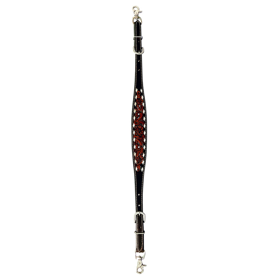Bar H Equine American Leather Horse Saddle Tack One Ear Headstall | Breast Collar Browband Wither Strap Set BER246
