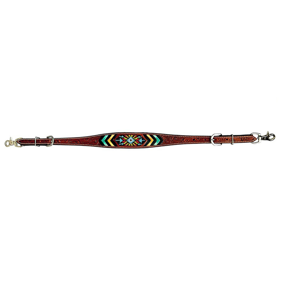 Bar H Equine American Leather Horse Saddle Tack One Ear Headstall | Breast Collar Browband Wither Strap Set BER262