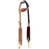 Bar H Equine American Leather Horse Saddle Tack One Ear Headstall | Breast Collar | Browband Headstall | Wither Strap | Tack Set BER265