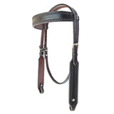 Bar H Equine Genuine Western American Leather Horse Premium Headstall & Breast Collar Set