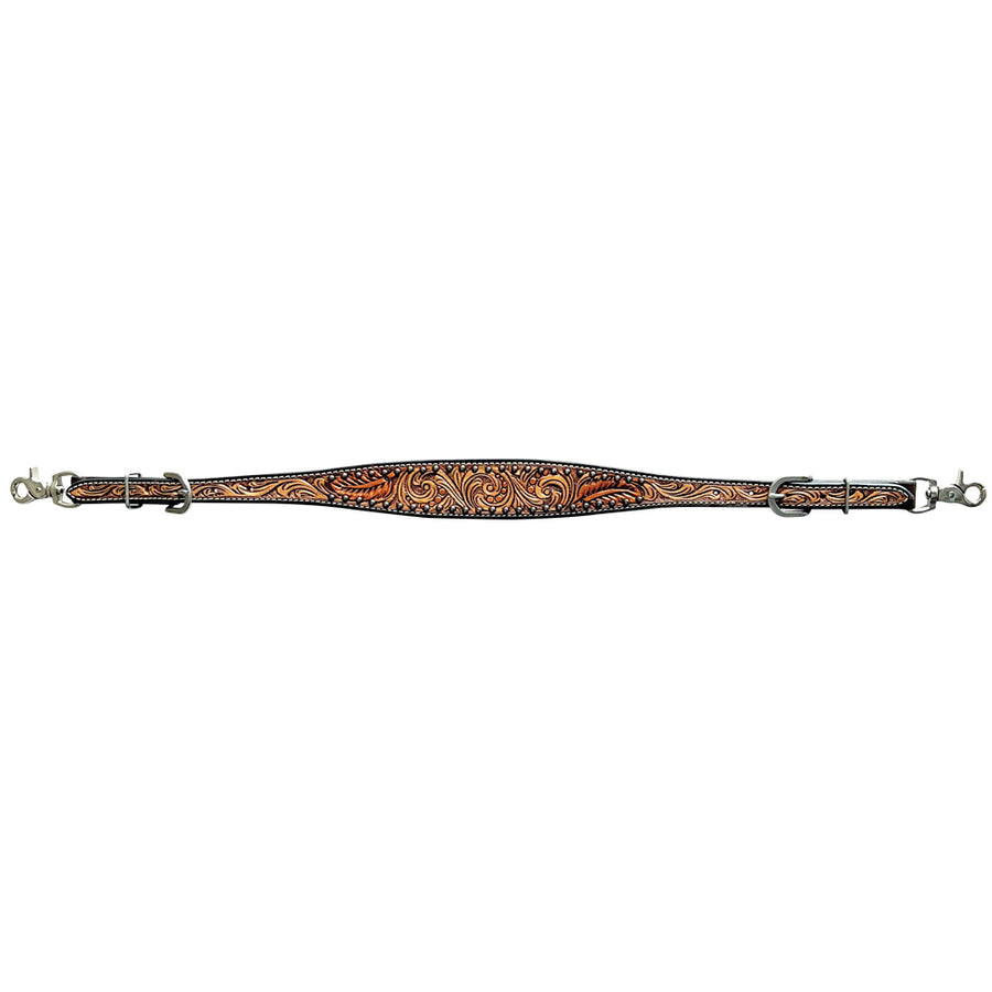 Bar H Equine Genuine Western American Leather Horse Premium Headstall & Breast Collar Set
