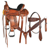COMFYTACK W. H. Barrel Racing Trail Pleasure American Leather Saddle by Hilason – Cowboy and equestrian accessories