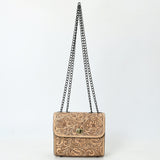 American Darling Small Crossbody Beautifully Hand Tooled  Genuine Leather women bag western handbag purse