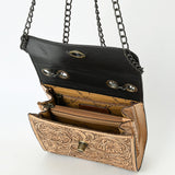 American Darling Small Crossbody Beautifully Hand Tooled  Genuine Leather women bag western handbag purse