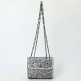 American Darling Small Crossbody Beautifully Hand Tooled  Genuine Leather women bag western handbag purse