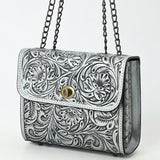 American Darling Small Crossbody Beautifully Hand Tooled  Genuine Leather women bag western handbag purse