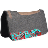 Made In Usa Hilason Western Painted Wool Felt Horse Saddle Pad