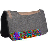 Made In Usa Hilason Western Painted Wool Felt Horse Saddle Pad