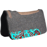 Made In Usa Hilason Western Painted Wool Felt Horse Saddle Pad