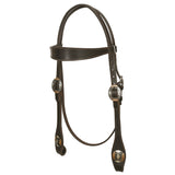 HILASON Western Horse Genuine Leather Headstall Tack Plain