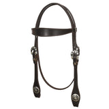 HILASON Western Horse Genuine Leather Headstall Tack Plain