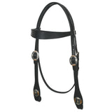 HILASON Western Horse Genuine Leather Headstall Tack Plain