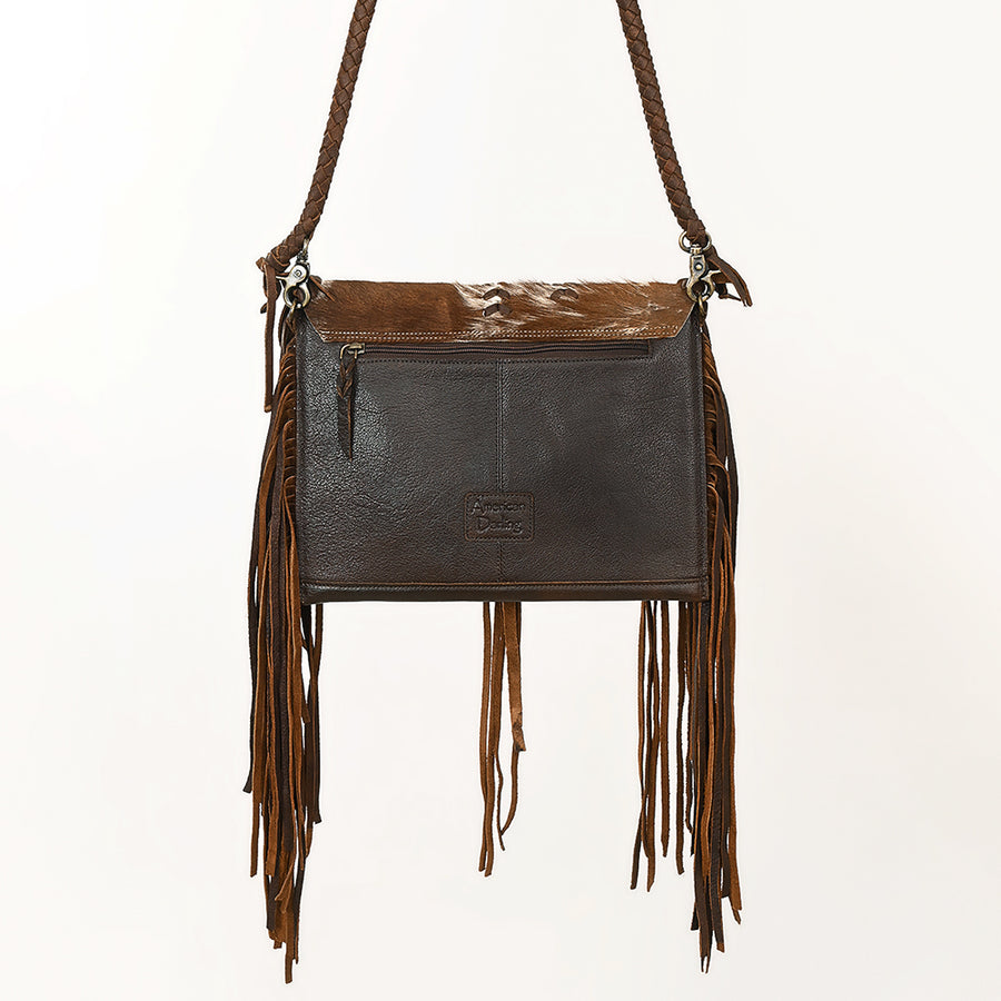 American Darling Crossbody Hair On Genuine Leather Western Women Bag Handbag Purse | for Cute