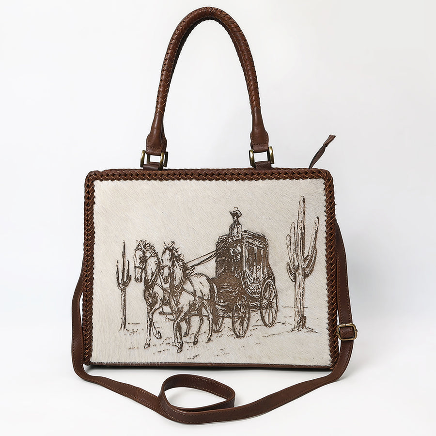 American Darling Tote Hair On Genuine Leather Women Bag Western Handbag Purse | Travel Bags College Casual