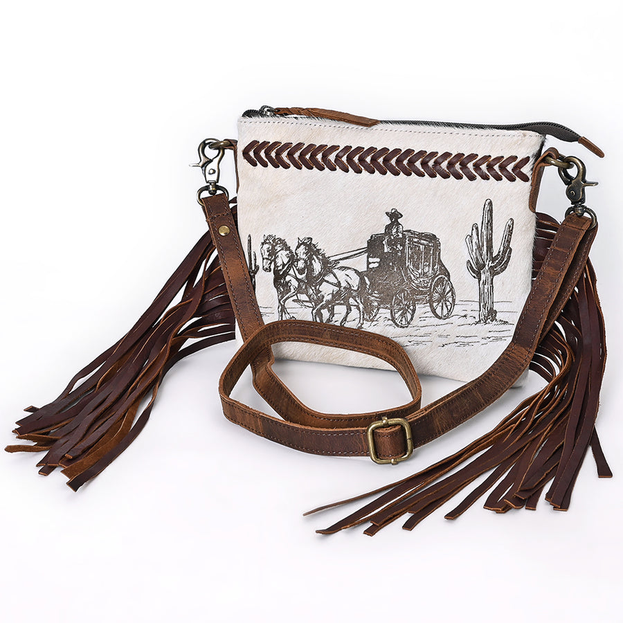 American Darling Crossbody Hair On Genuine Leather Women Bag Western Handbag Purse | Travel Bags College Casual - Uhorse