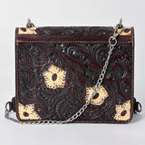 American Darling Crossbody Hand Tooled Genuine Leather Women Bag Western Handbag Purse