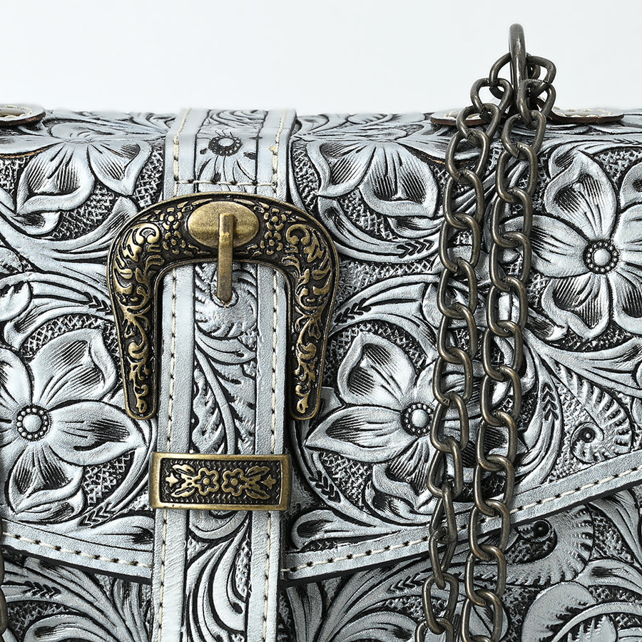 American Darling Small Crossbody Beautifully Hand Tooled Genuine Leather Women bag Western handbag purse | for Cute