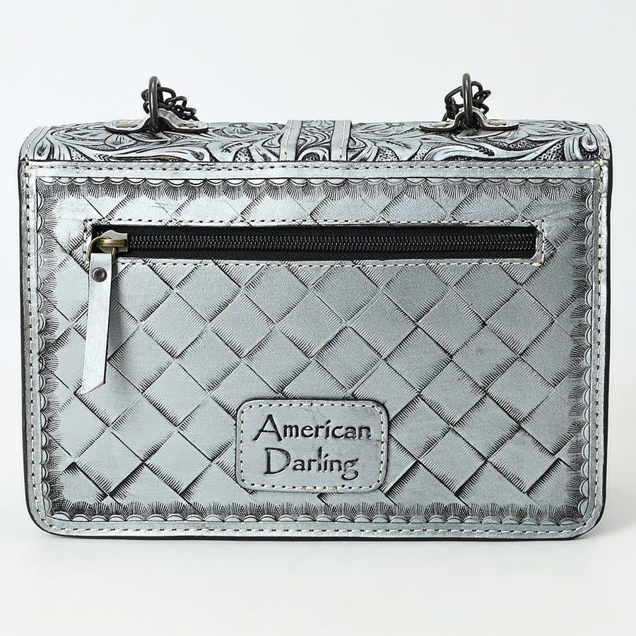 American Darling Small Crossbody Beautifully Hand Tooled Genuine Leather Women bag Western handbag purse | for Cute