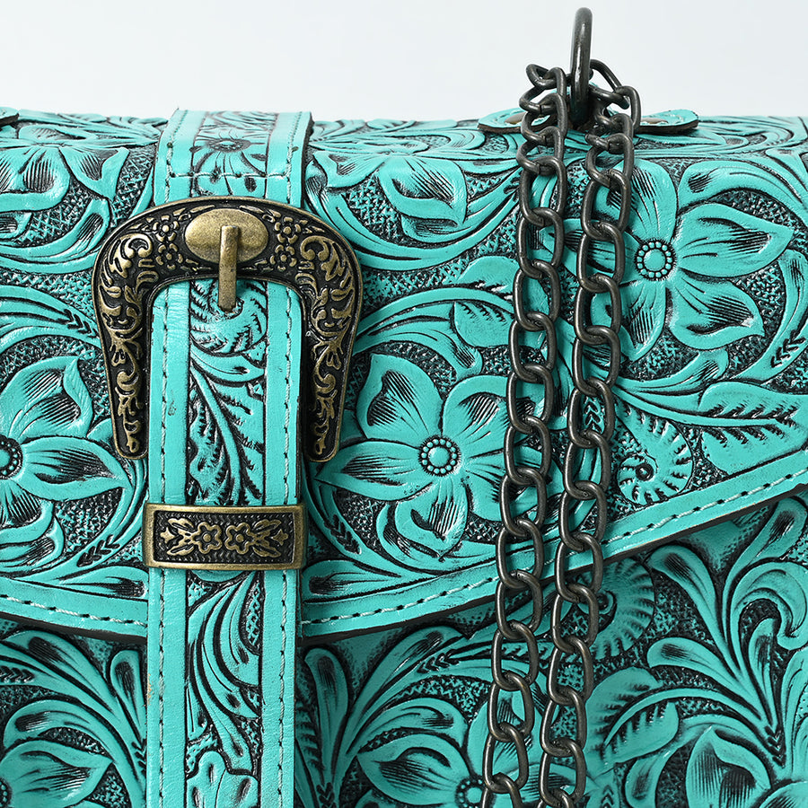 American Darling Small Crossbody Beautifully Hand Tooled Genuine Leather Women bag Western handbag purse | for Cute