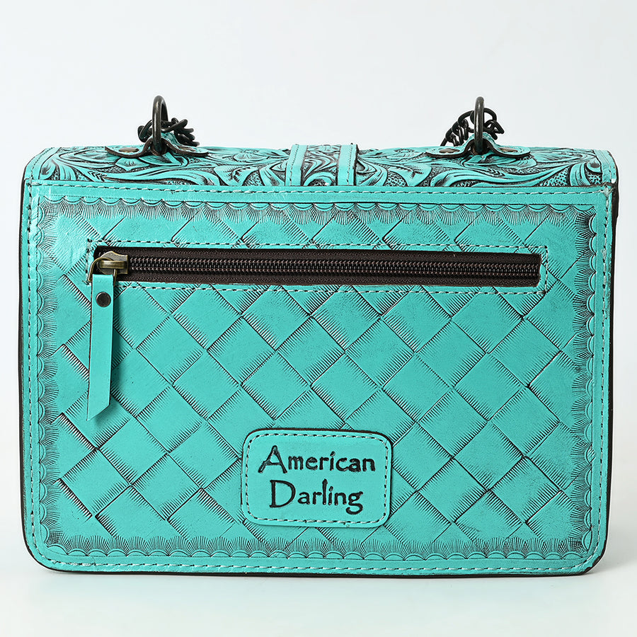 American Darling Small Crossbody Beautifully Hand Tooled Genuine Leather Women bag Western handbag purse | for Cute