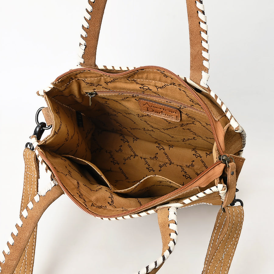 American Darling Tote Hand Tooled Genuine Suede Leather Women Bag Western Handbag Purse| Bag| Travel