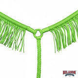 Hilason Horse Breast Collar – Flat Braided Paracord with Fringes