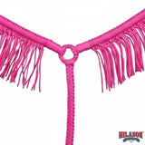 Hilason Horse Breast Collar – Flat Braided Paracord with Fringes