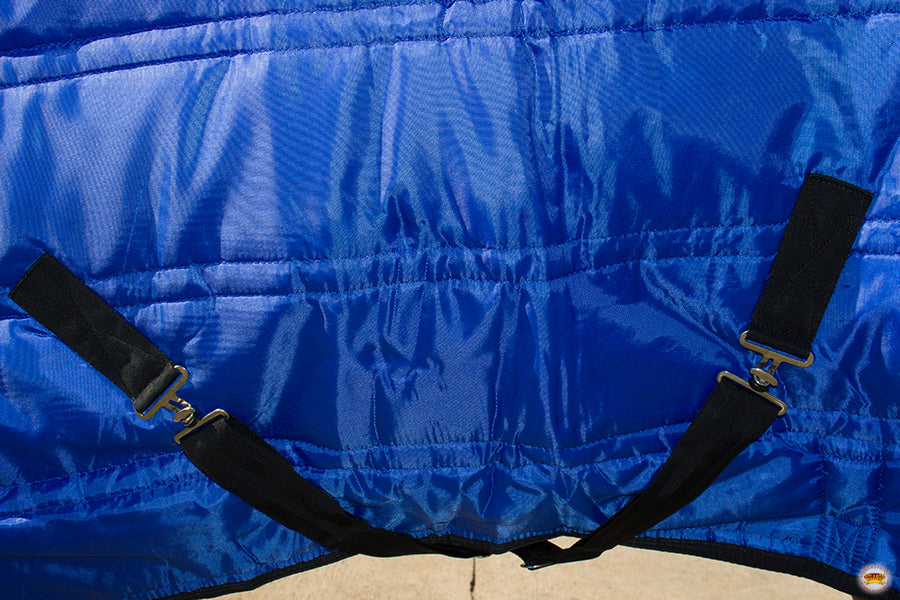 HILASON Western Horse Stable Blanket Quilted | Blankets for Winter Water Resistant Horses Wine
