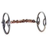 HILASON 6" Copper Mule Mouth Stainless Steel Divided Ring Horse Snaffle Bit