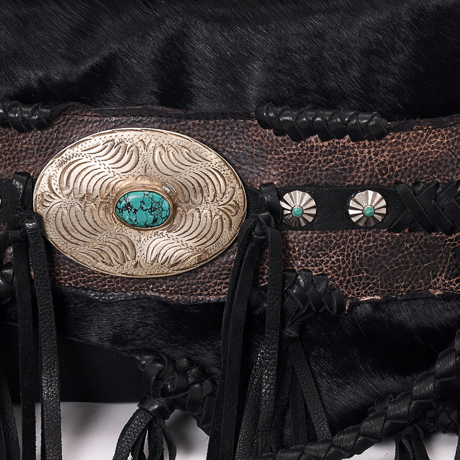 American Darling Cross Body Hair-On Genuine Leather Women Bag Western Handbag Purse
