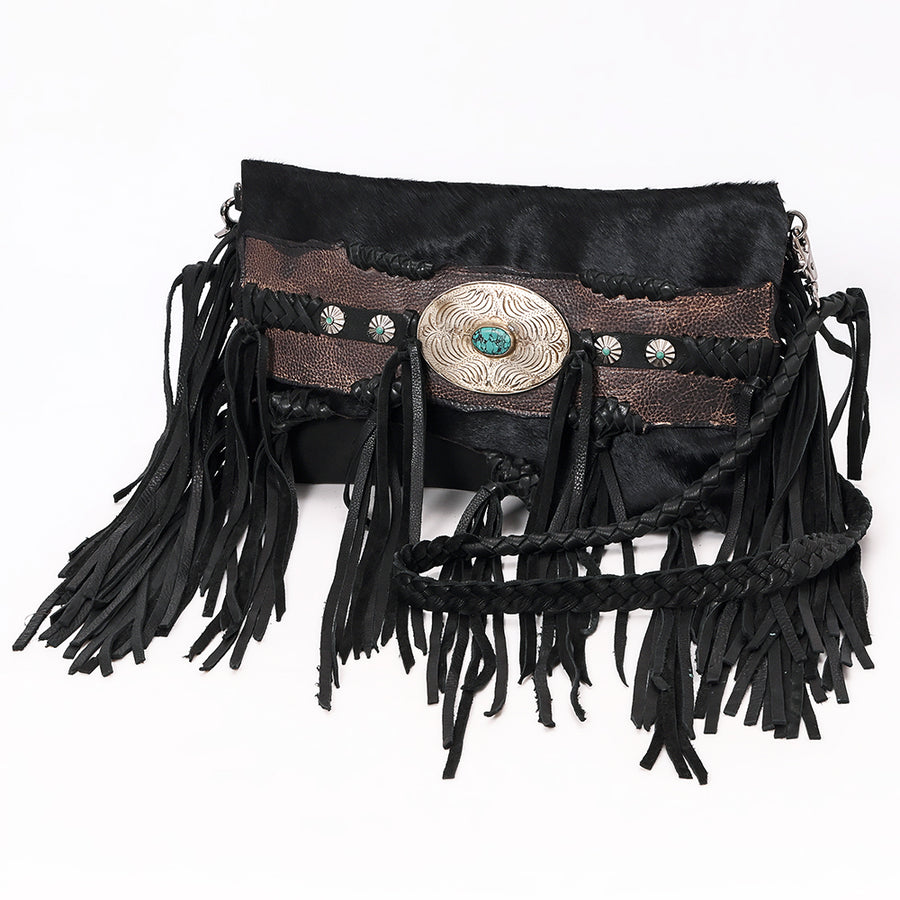 American Darling Cross Body Hair-On Genuine Leather Women Bag Western Handbag Purse - Uhorse