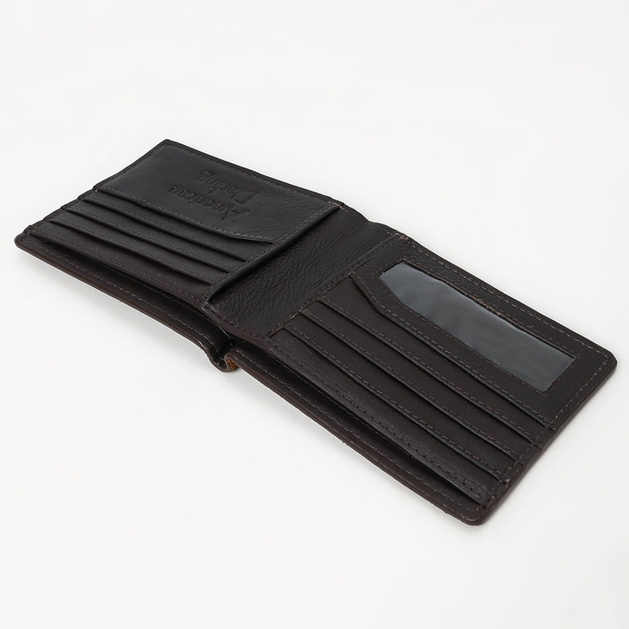 American Darling Wallet Western Genuine Leather Handcrafted Suede Pocket Bifold Wallet with Boot Stitched Design