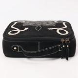 American Darling Suede Genuine Leather Jewelry Case Bag