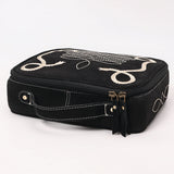 American Darling Suede Genuine Leather Jewelry Case Bag