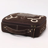 American Darling Suede Genuine Leather Jewelry Case Bag