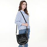 ADBGA684A Genuine Western Suede Leather women bag