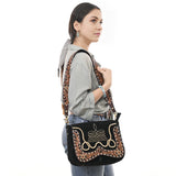 American Darling Hand Tooled Genuine Leather Crossbody Bag