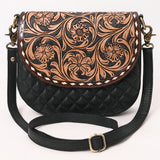 American Darling Hand Curved Genuine Leather Crossbody Bag