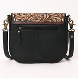 American Darling Hand Curved Genuine Leather Crossbody Bag